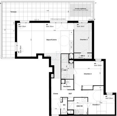 Appartement - 109 m² - 4 pièces