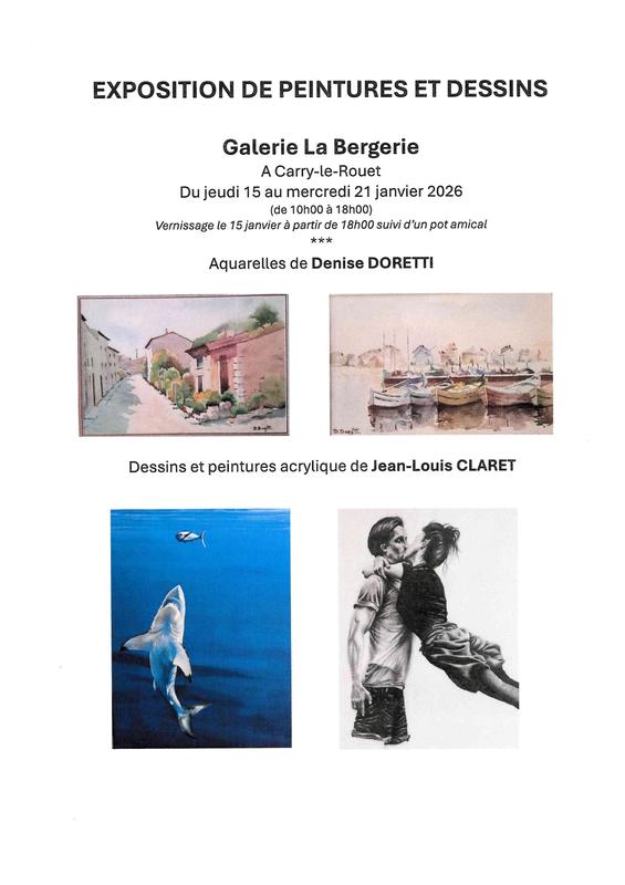 Exposition à la Bergerie Doretti et Claret