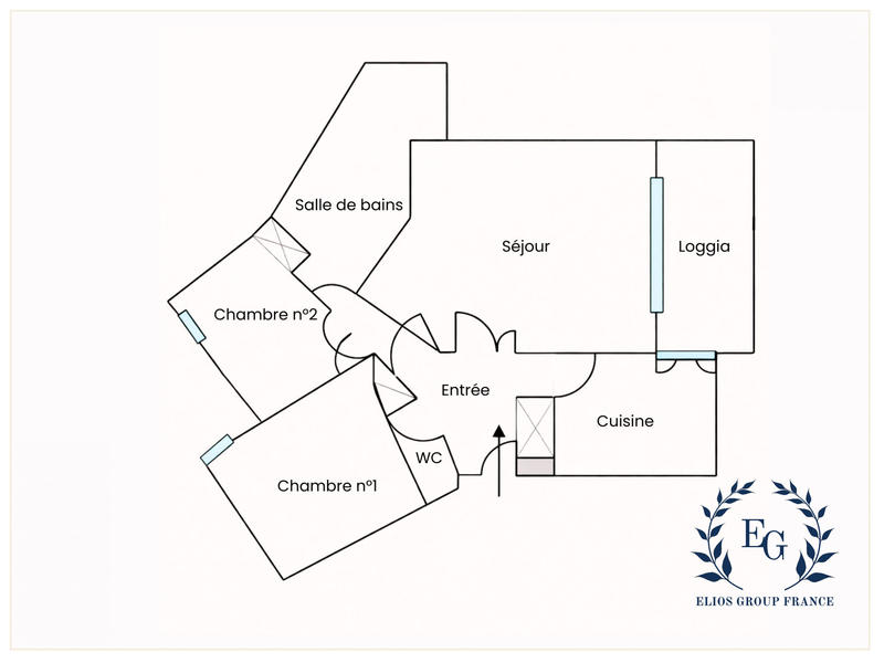 Appartement - 67 m² - 3 pièces