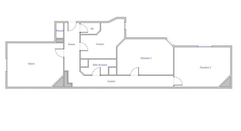 Appartement - 50 m² - 3 pièces