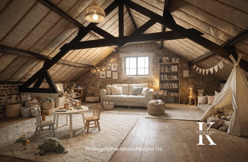 Maison ancienne - 240 m² - 6 pièces