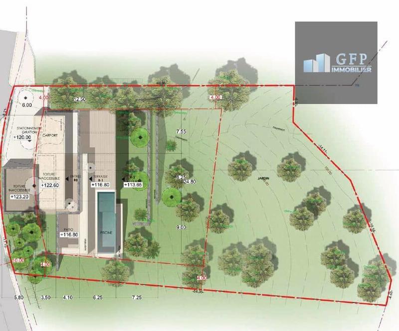 Terrain constructible - 2 070 m²