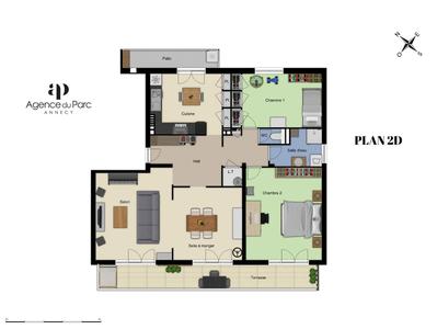 Appartement - 96 m² - 4 pièces