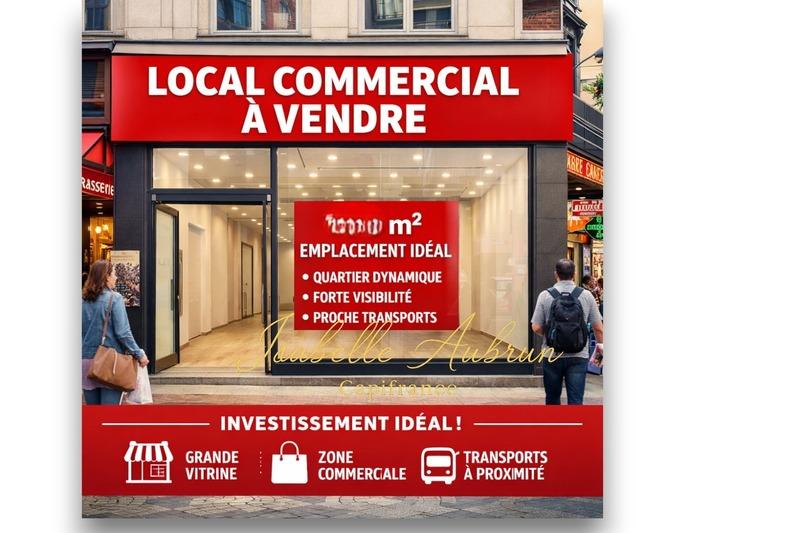 Local commercial - 85 m² - 5 pièces