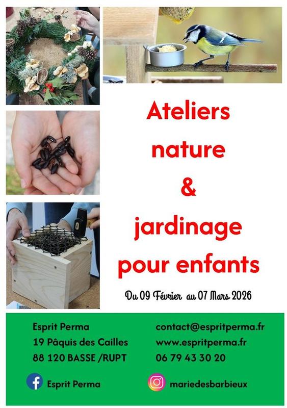 Atelier nature &amp; jardin pour enfants