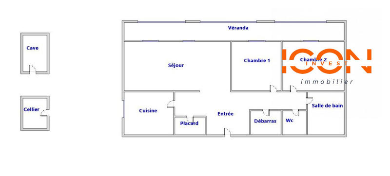 Appartement - 75 m² - 4 pièces