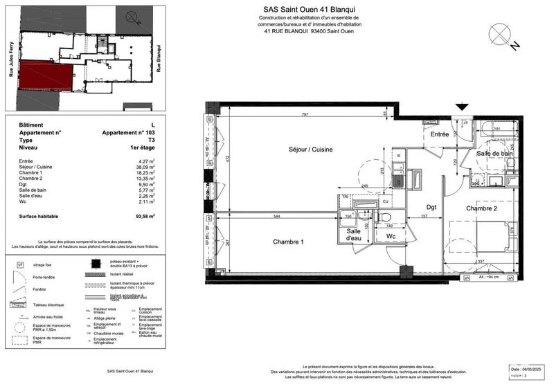Loft - 96 m² - 4 pièces