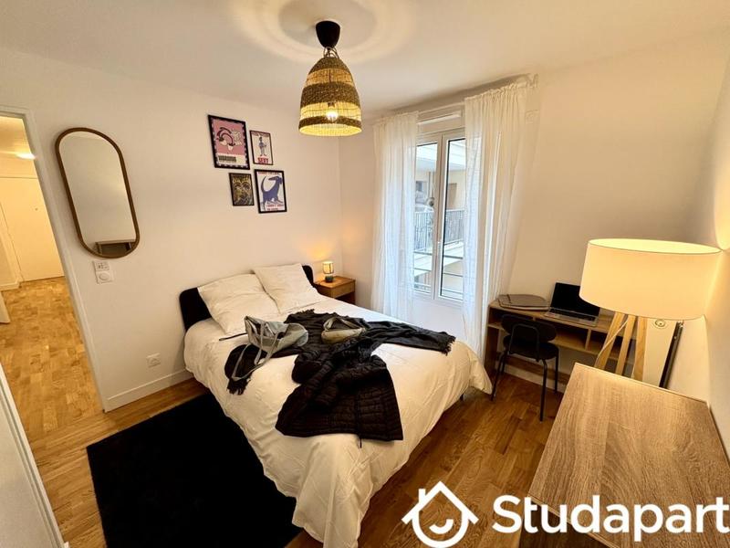 Chambre - 8 m² - 1 pièce