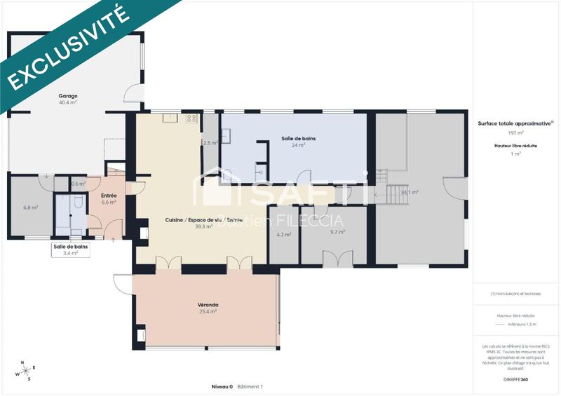 Maison - 174 m² - 6 pièces