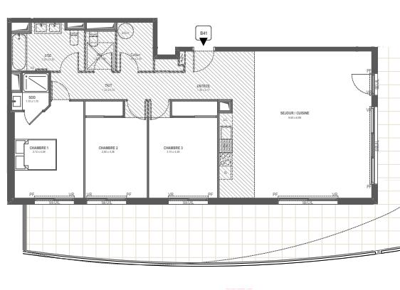 Appartement - 110 m² - 4 pièces