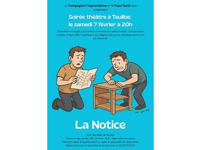 Soirée théâtre à Teuillac