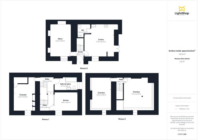 Maison - 130 m² - 5 pièces