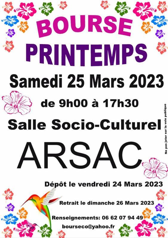 Bourse printemps