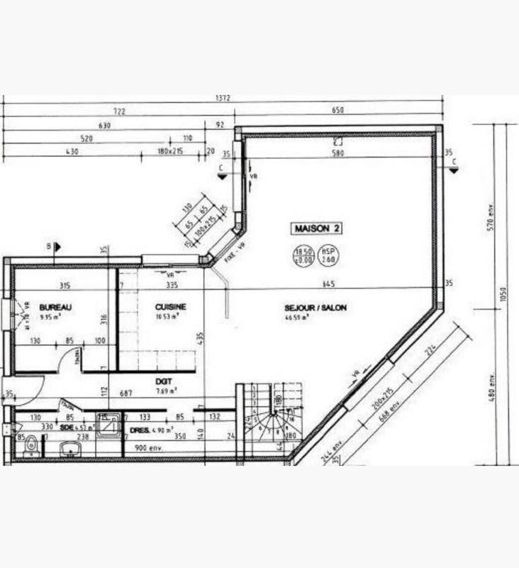 Maison - 166 m² - 6 pièces