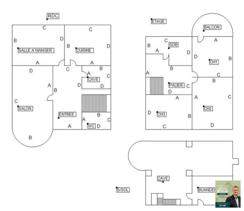 Maison - 110 m² - 5 pièces