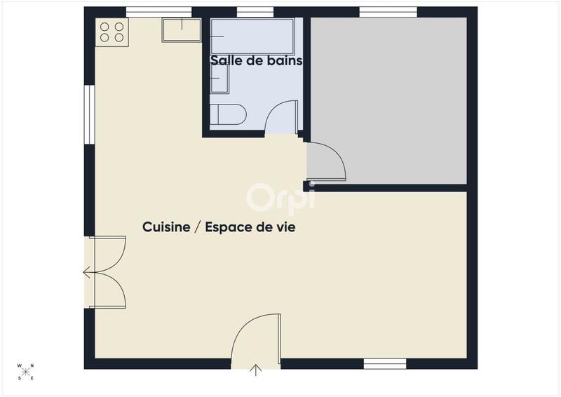 Maison - 45 m² - 2 pièces
