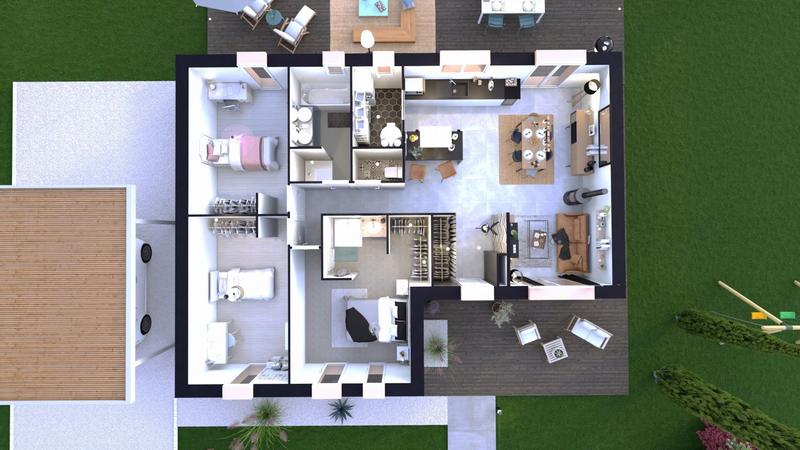 Maison - 91 m² - 3 pièces