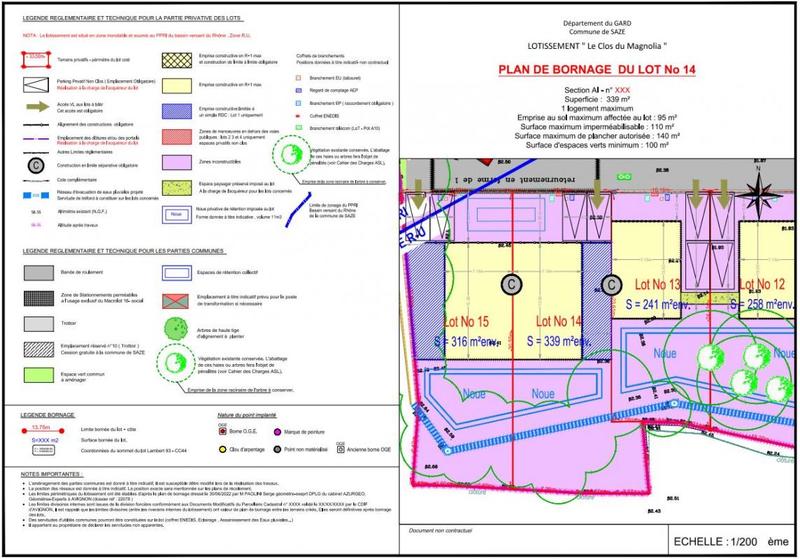 Terrain constructible - 339 m²