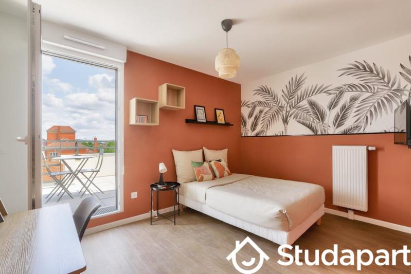 Chambre - 11 m² - 1 pièce