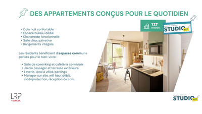 Appartement - 32 m² - 2 pièces