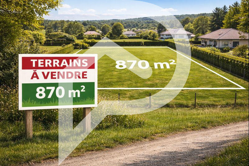 Terrain - 870 m²