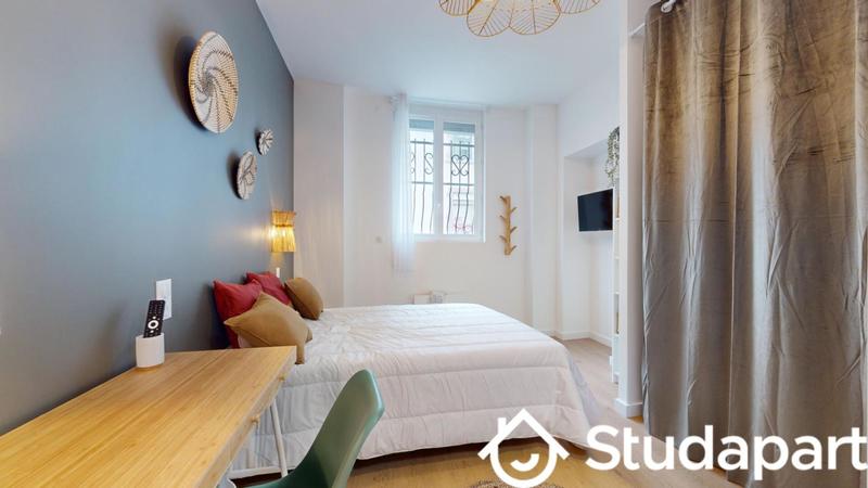 Chambre - 13 m² - 1 pièce