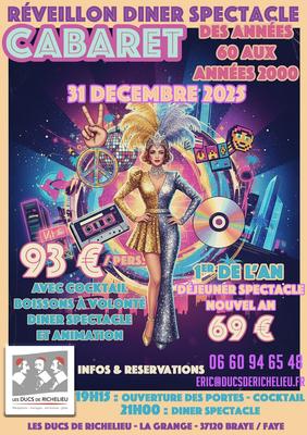 Dîner-spectacle de la Saint-Sylvestre