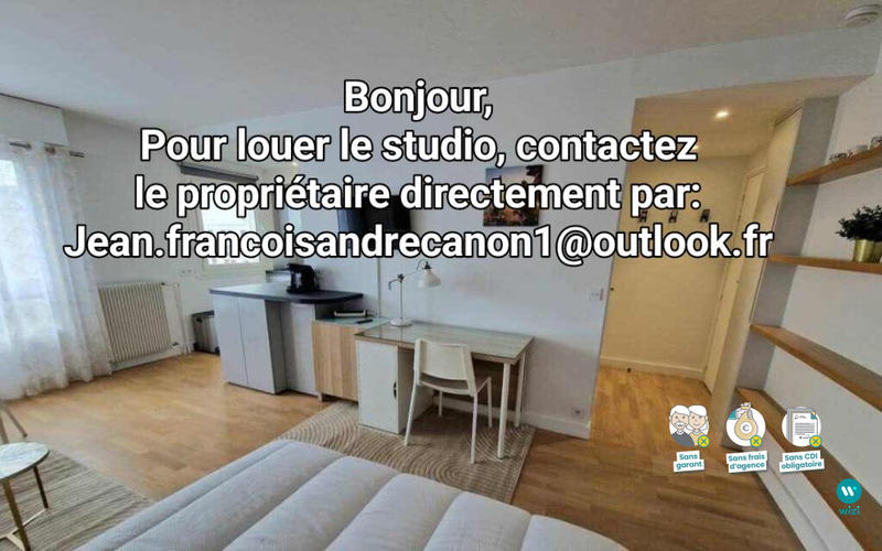 Studio - 26 m² - 1 pièce