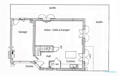 Maison - 88 m² - 4 pièces