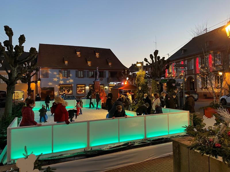 Patinoire du village de Noël