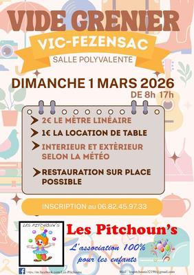 Vide grenier les pitchoun's