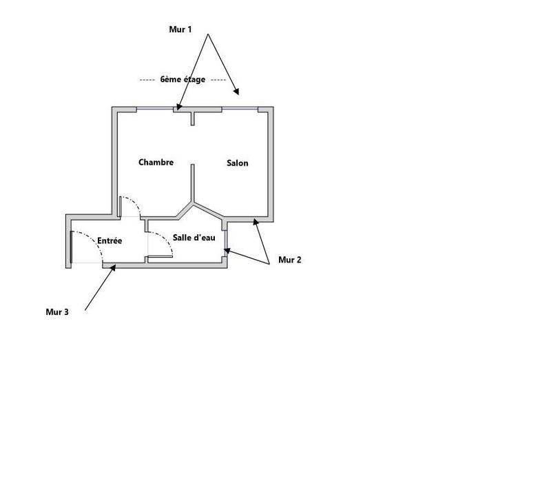 Appartement - 23 m² - 2 pièces