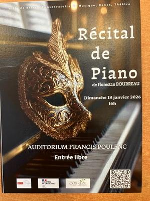 Récital de piano (Auditorium Francis Poulenc)