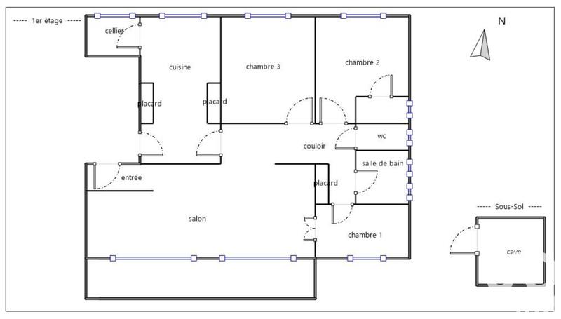 Appartement - 139 m² - 5 pièces