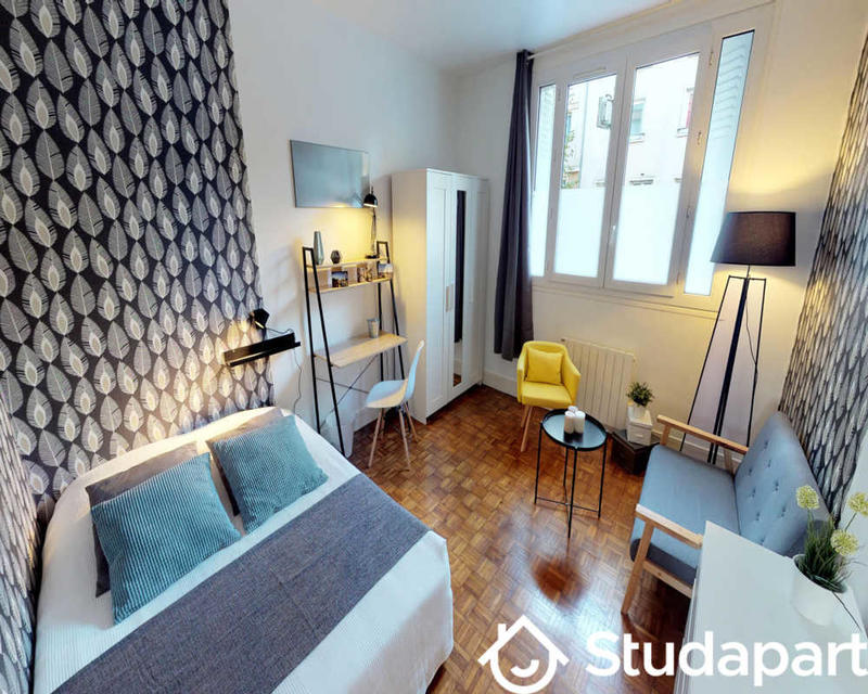 Chambre - 40 m² - 1 pièce