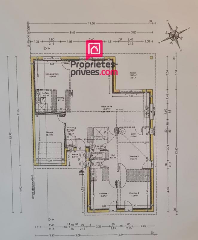 Maison - 116 m² - 6 pièces