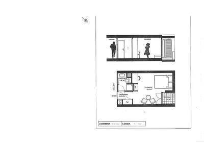 Appartement - 16 m² - 1 pièce