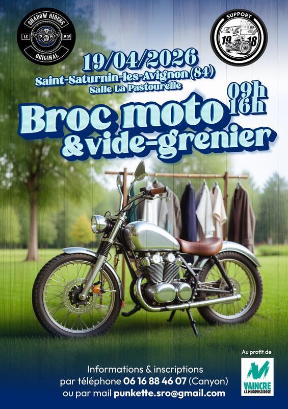 Vide grenier - broc moto