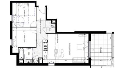 Appartement - 66 m² - 3 pièces