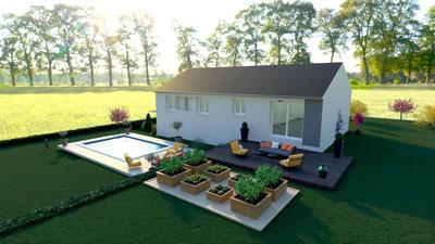 Maison - 90 m² - 5 pièces