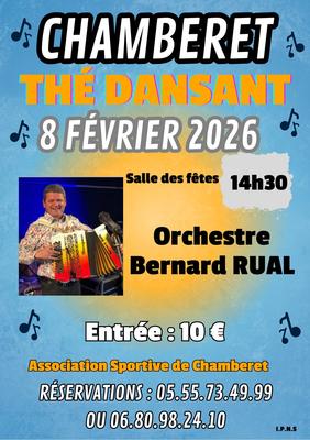Thé Dansant animé par l'Orchestre Bernard Rual