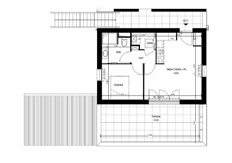 Appartement - 39 m² - 2 pièces