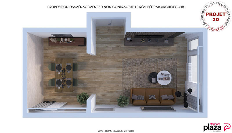 Appartement - 83 m² - 3 pièces