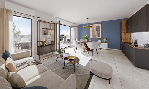 Appartement - 58 m² - 3 pièces