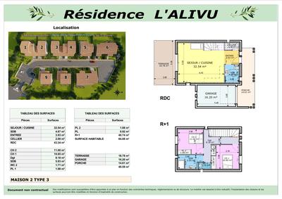 Villa - 77 m² - 3 pièces