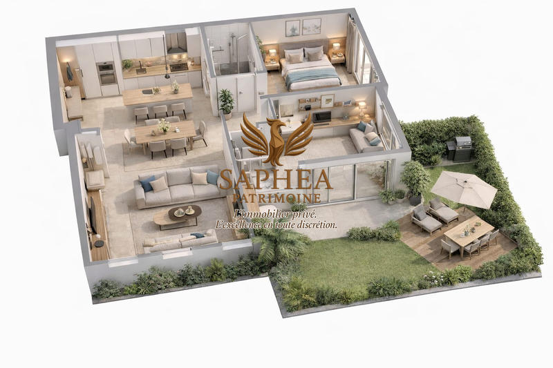 Appartement - 60 m² - 3 pièces