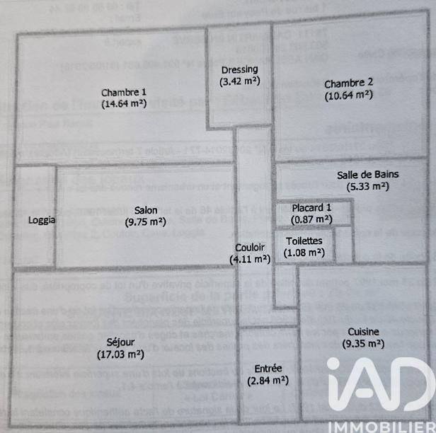 Appartement - 79 m² - 4 pièces