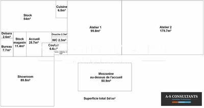 Local commercial - 540 m²