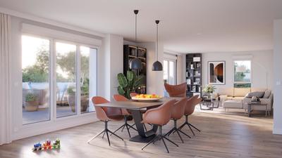 Appartement - 61 m² - 3 pièces