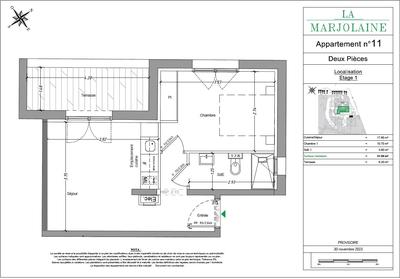 Appartement - 31 m² - 2 pièces